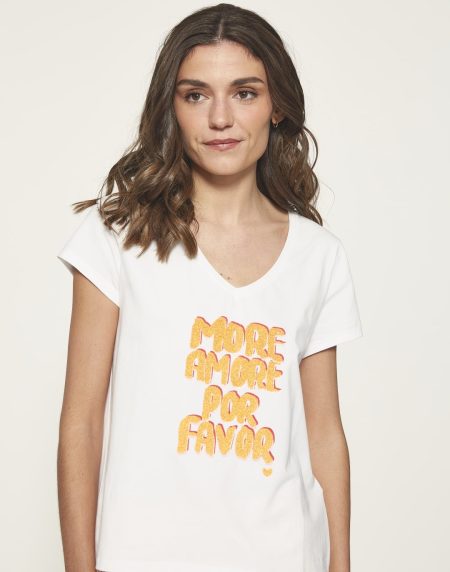 Camiseta "more amore por favor"