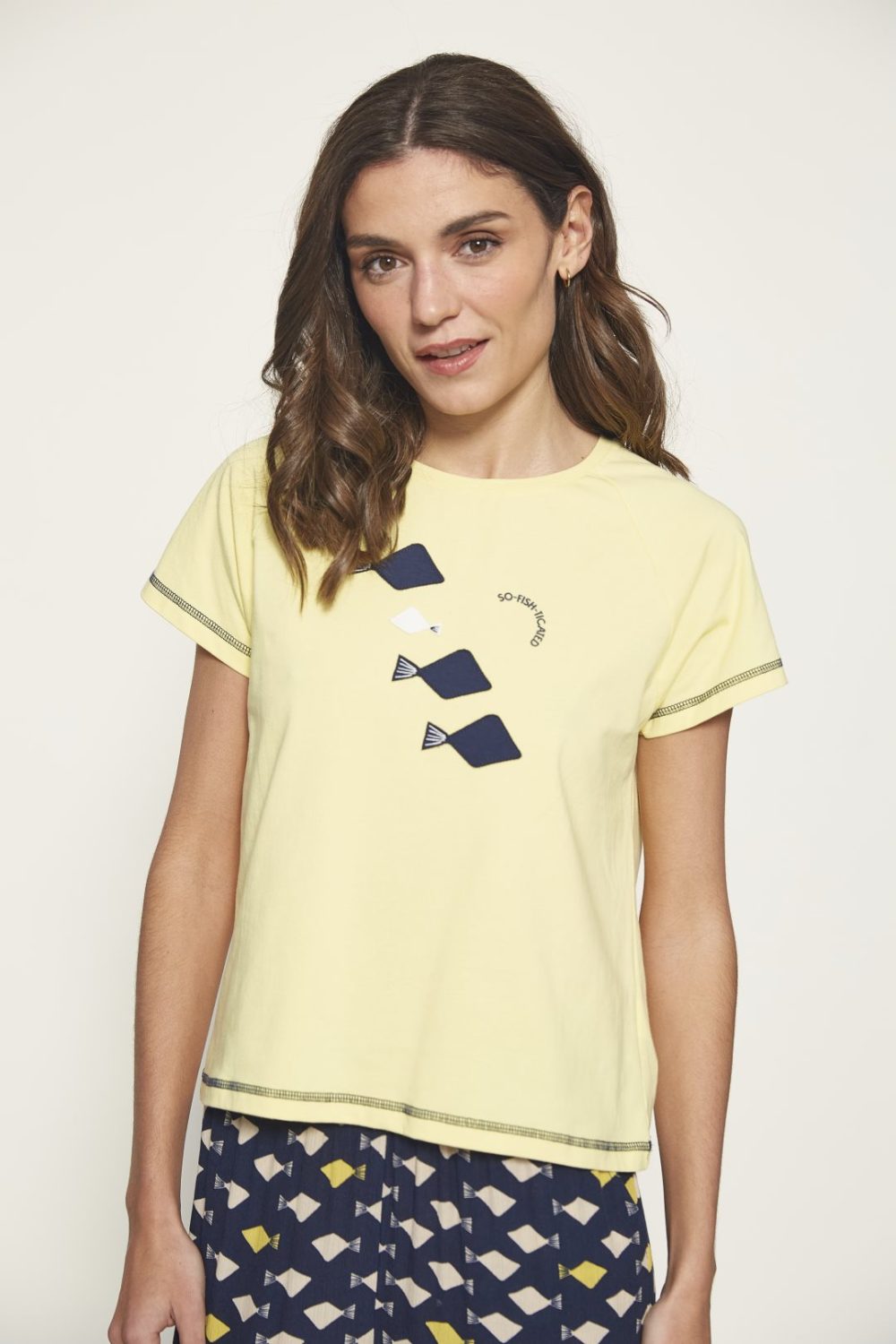Camiseta patch peces de MdM