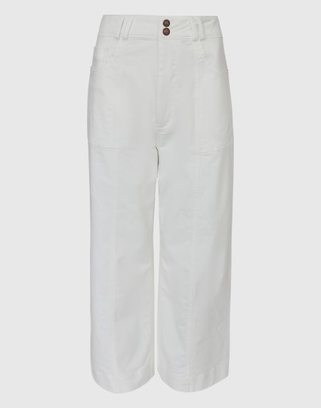 Pantalón MdM ancho color blanco