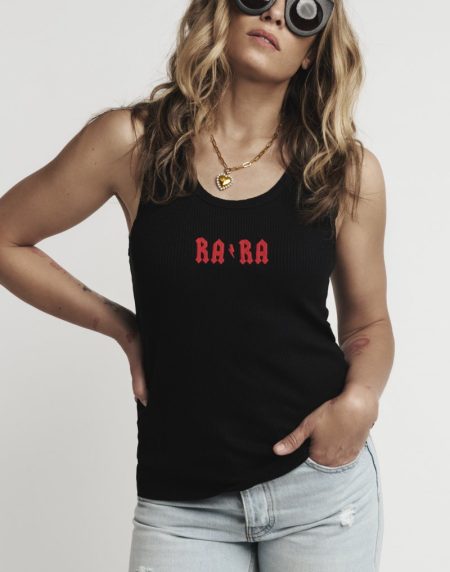 CAMI TIRANTES "RARA" NEGRA
