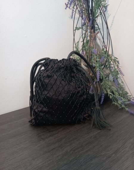 Bolso bombonera negro