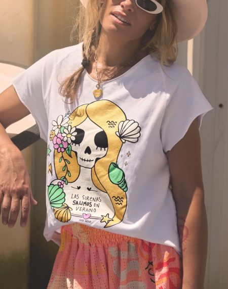 CAMISETA SIRENA BLANCA