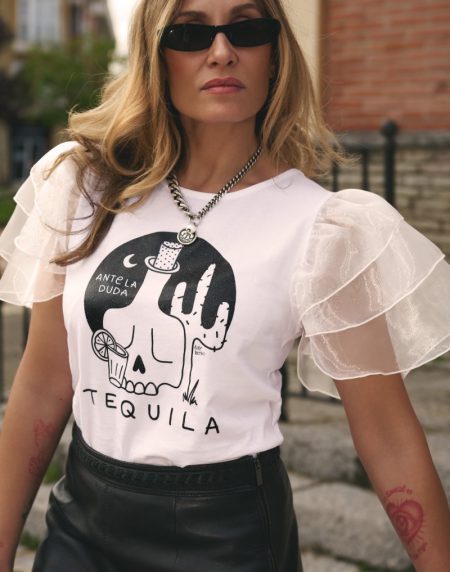 CAMISETA TEQUILA BLANCA