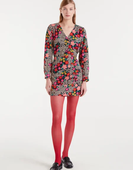 FALDA CON ESTAMPADO FLORAL