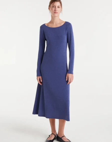 VESTIDO LUREX NAVY