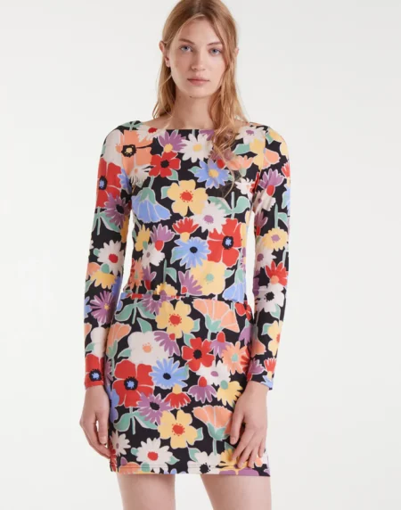CAMISETA FLORAL MULTICOLOR