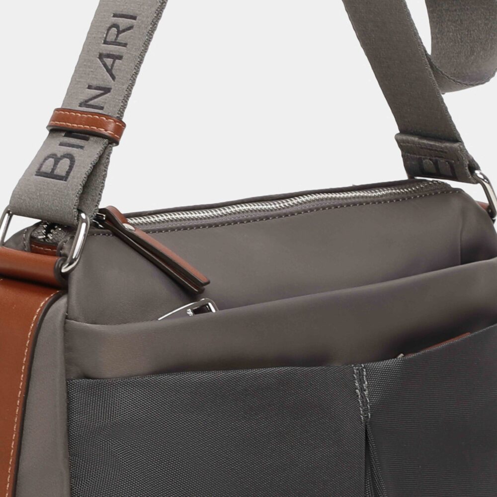 BOLSO BANDOLERA LOUISE GRIS - Imagen 3