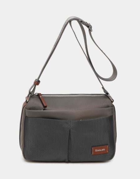 BOLSO BANDOLERA LOUISE GRIS