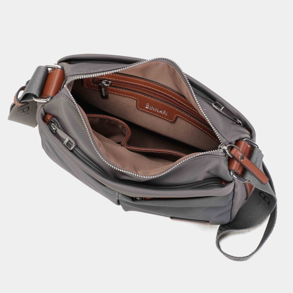 BOLSO BANDOLERA LOUISE GRIS - Imagen 4