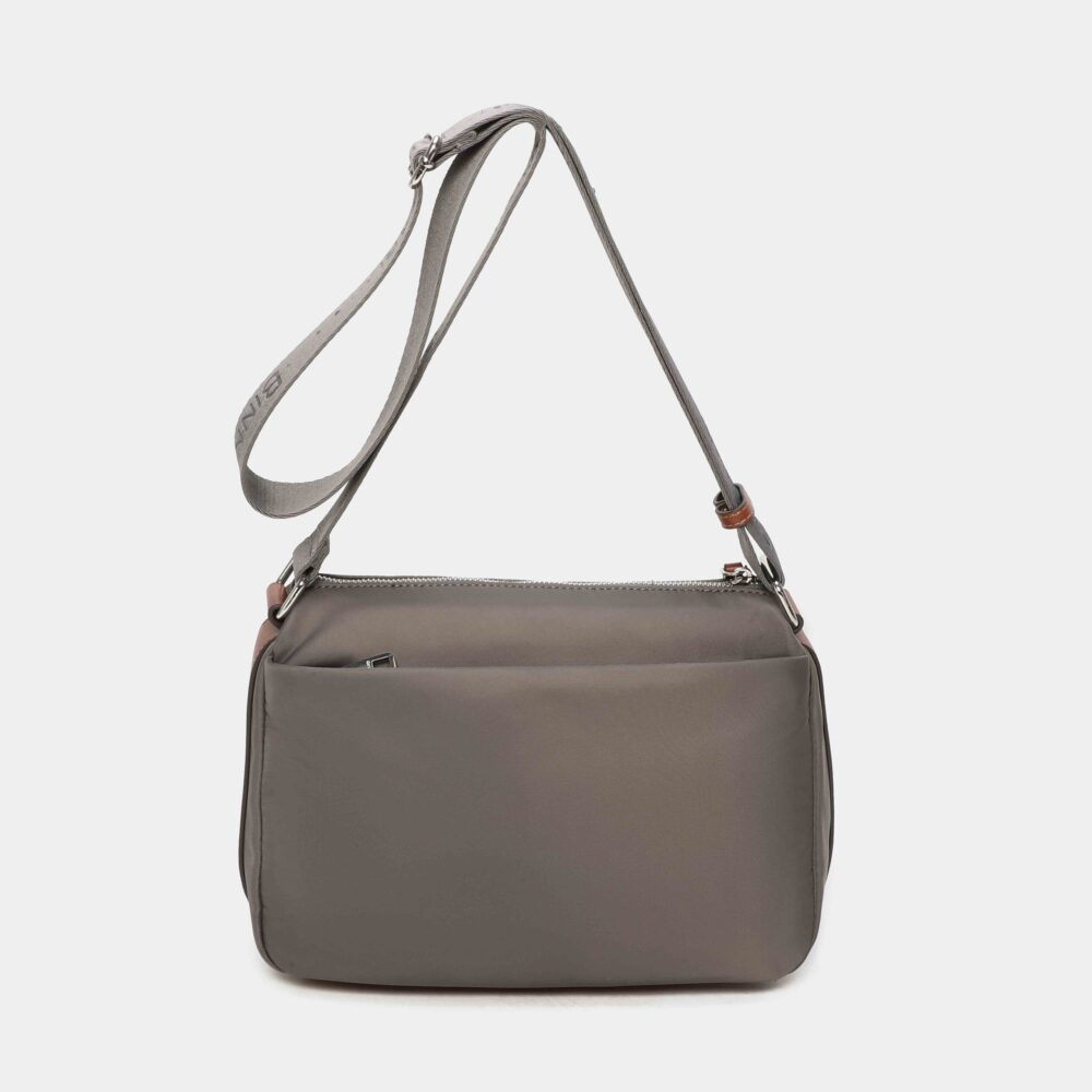 BOLSO BANDOLERA LOUISE GRIS - Imagen 6