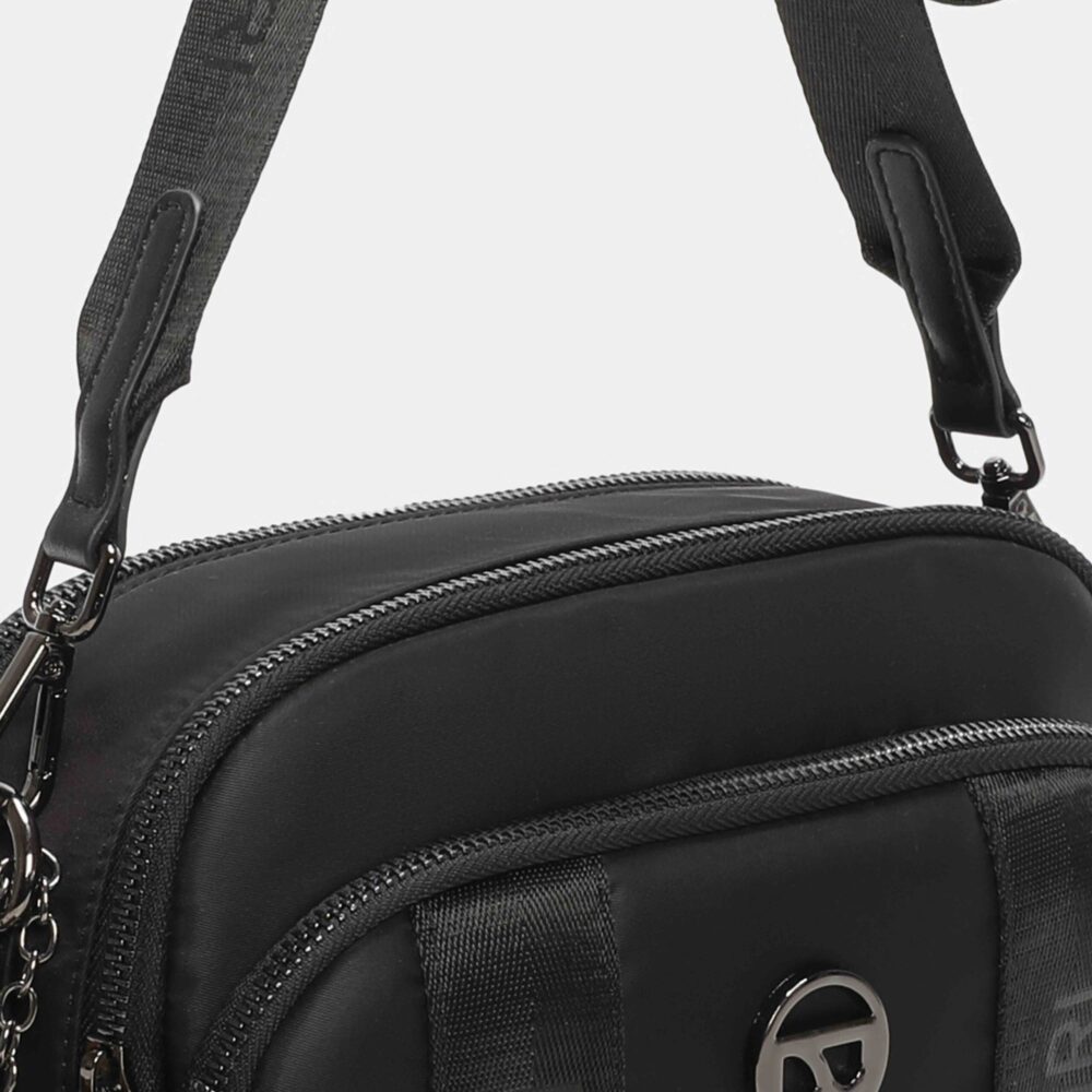 BOLSO BANDOLERA FINI NEGRO - Imagen 4