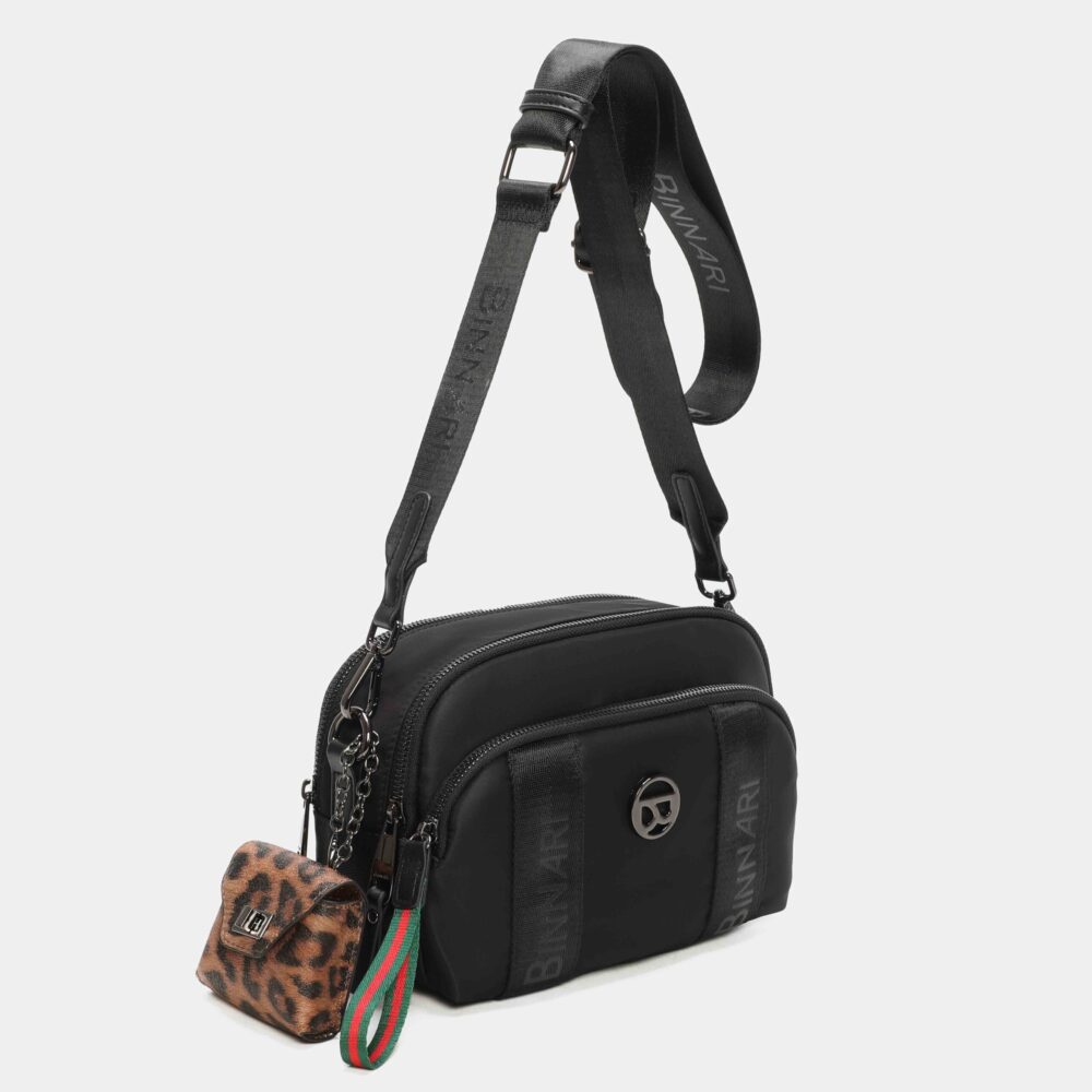 BOLSO BANDOLERA FINI NEGRO - Imagen 2