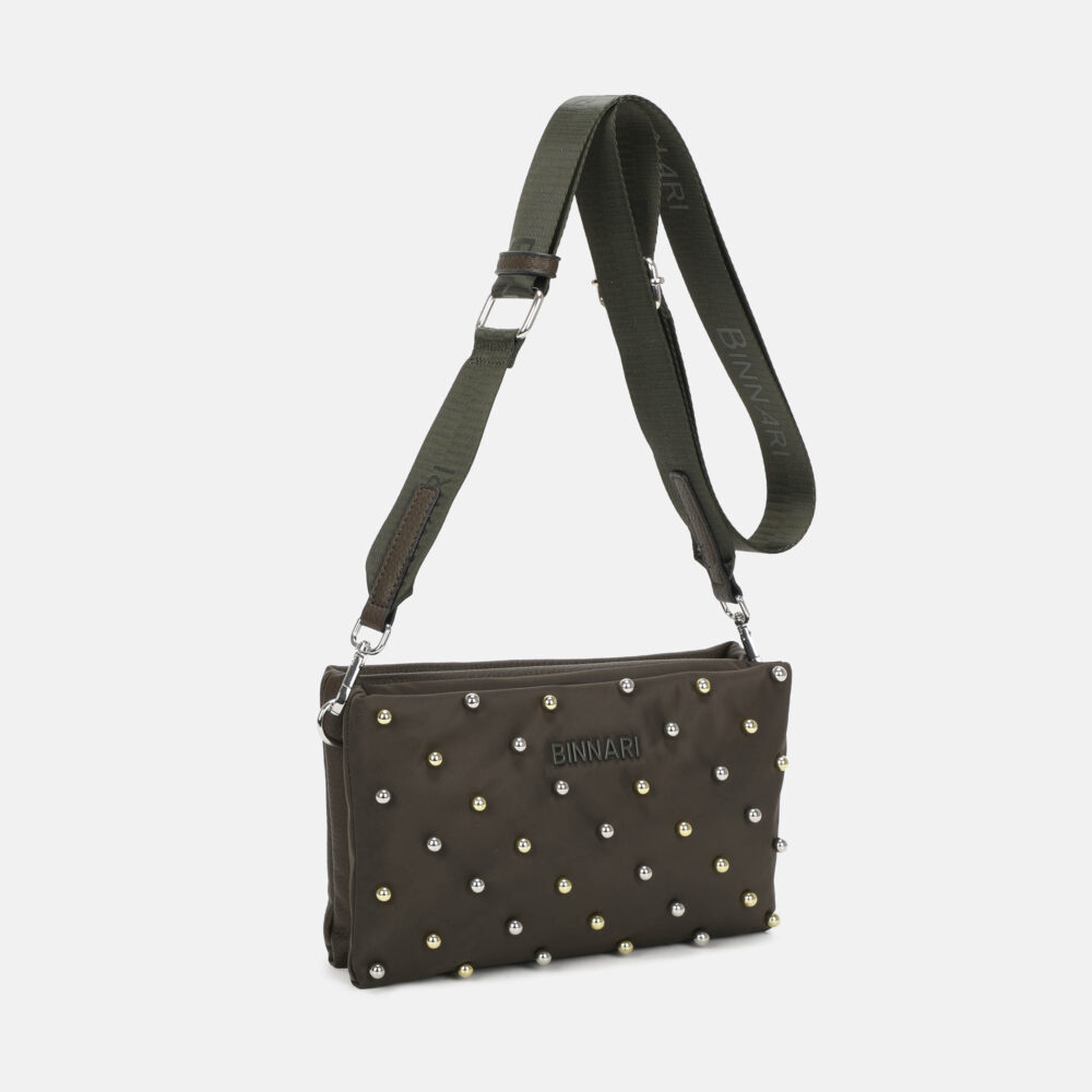 BOLSO BANDOLERA GENIE KAKI - Imagen 2