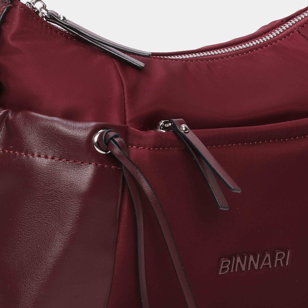 BOLSO HOMBRO ELODIE BURDEOS - Imagen 4