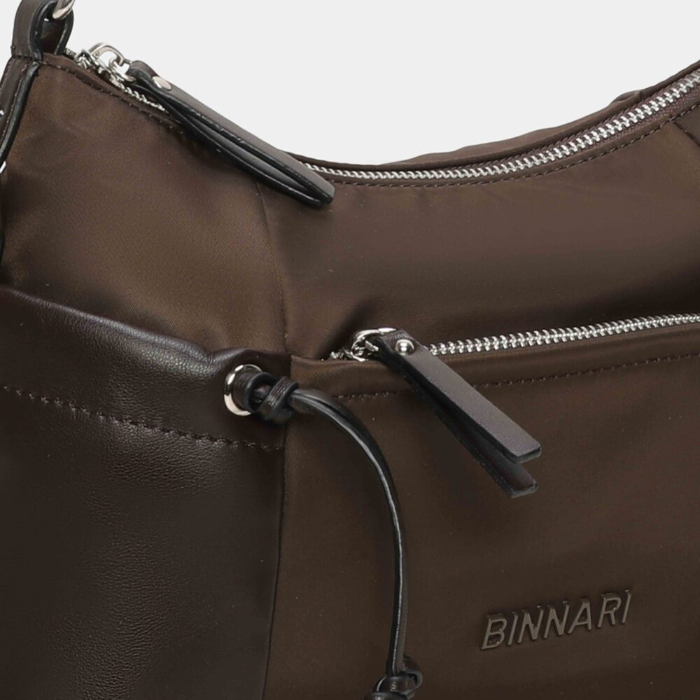 BOLSO HOMBRO ELODIE MARRÓN - Imagen 4