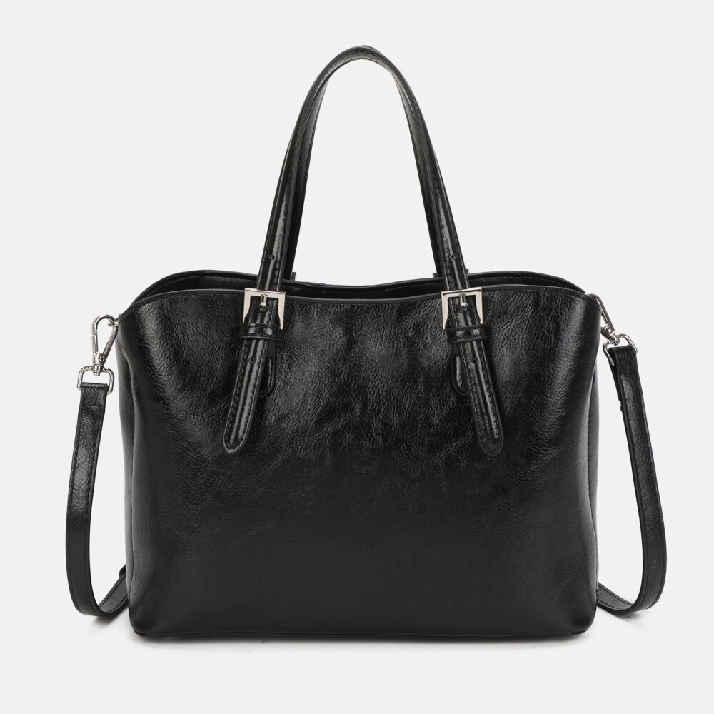 BOLSO DE MANO FREEDA COLOR NEGRO - Imagen 6