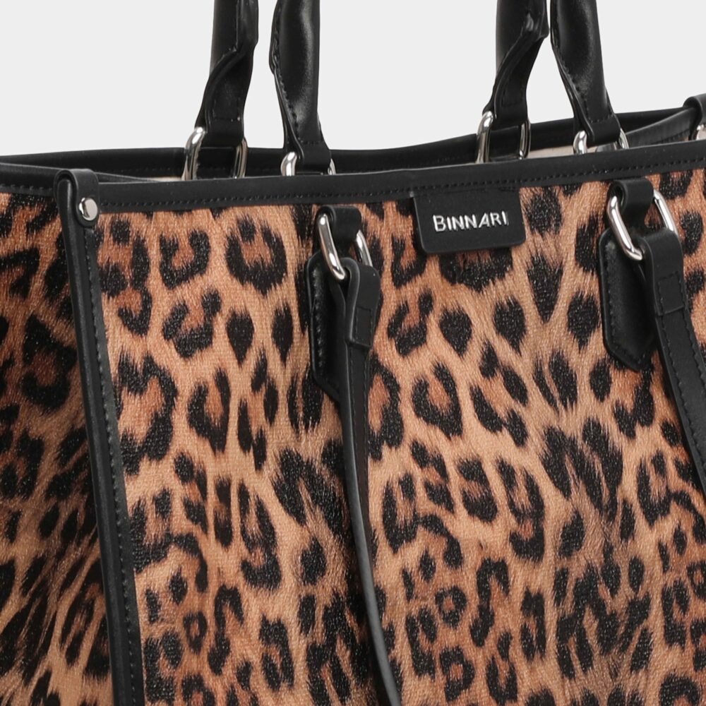 BOLSO GRANDE MIJARES LEOPARDO - Imagen 2