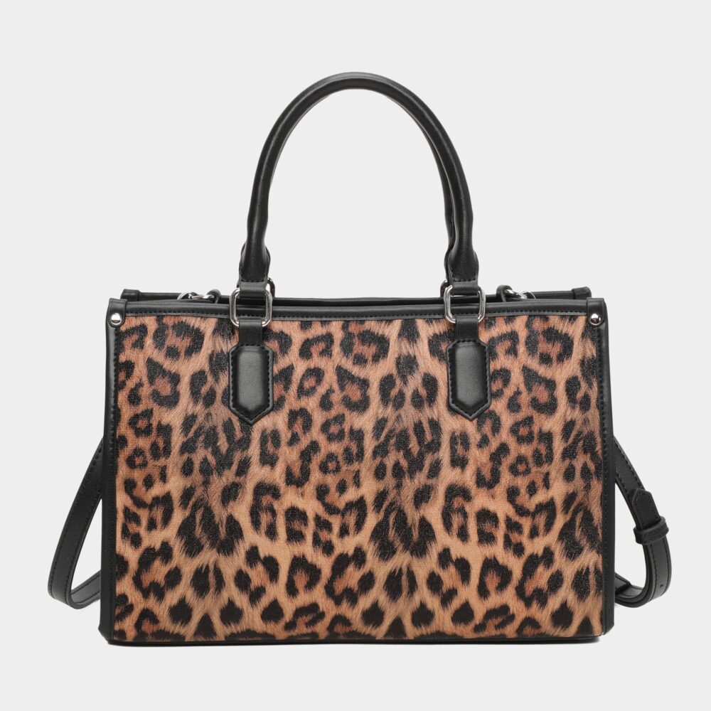 BOLSO DE MANO MIJARES LEOPARDO - Imagen 5