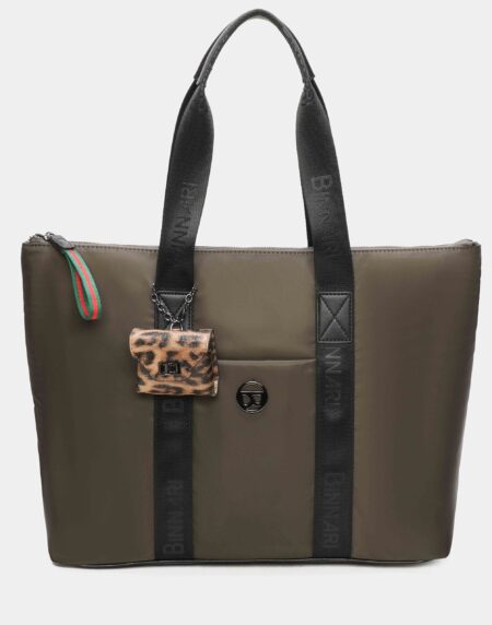 BOLSO SHOPPER FINI KAKI