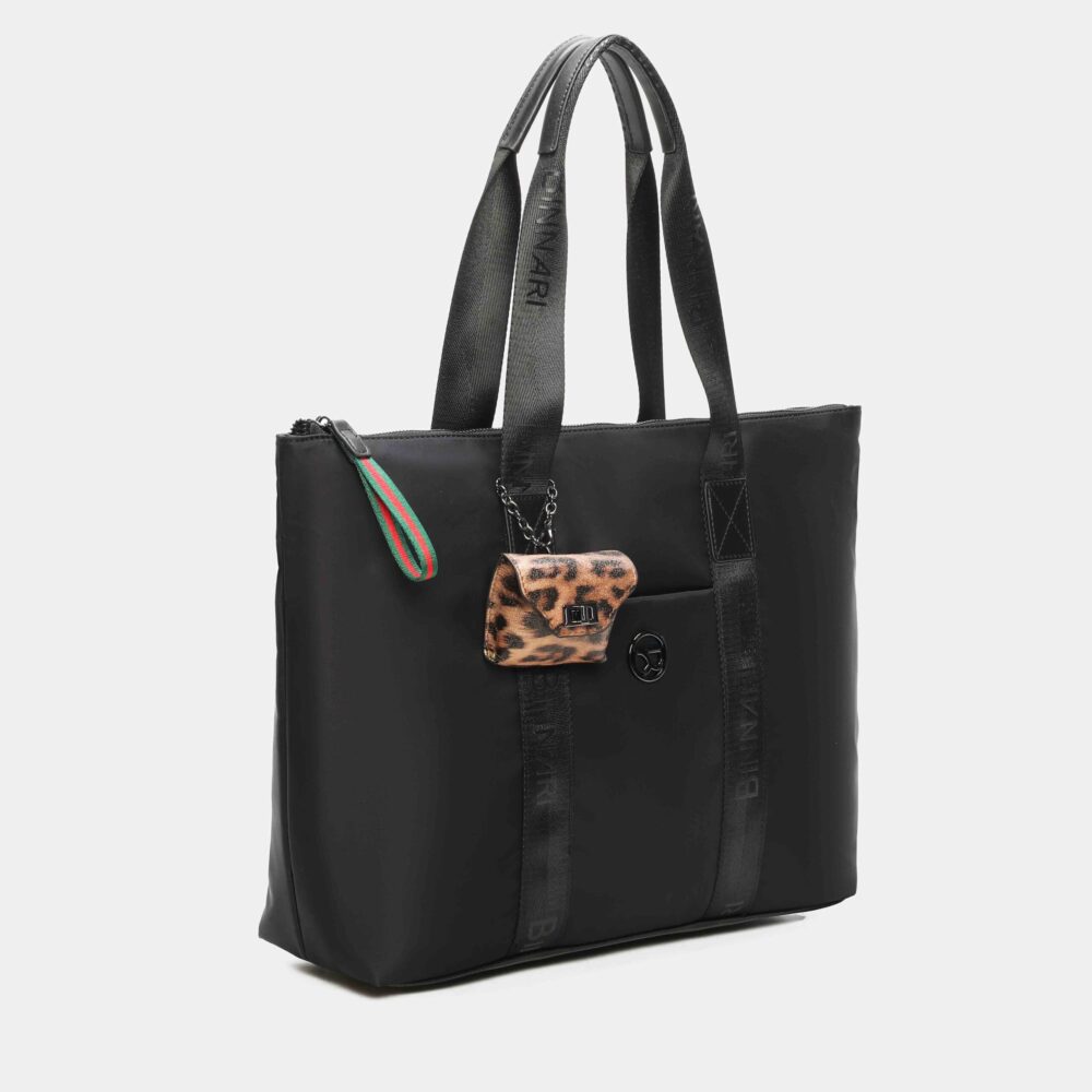 BOLSO SHOPPER FINI NEGRO - Imagen 2