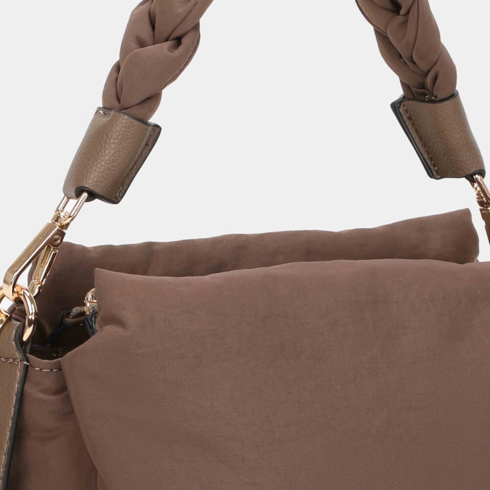 BOLSO BANDOLERA CARLA COLOR TOPO - Imagen 3