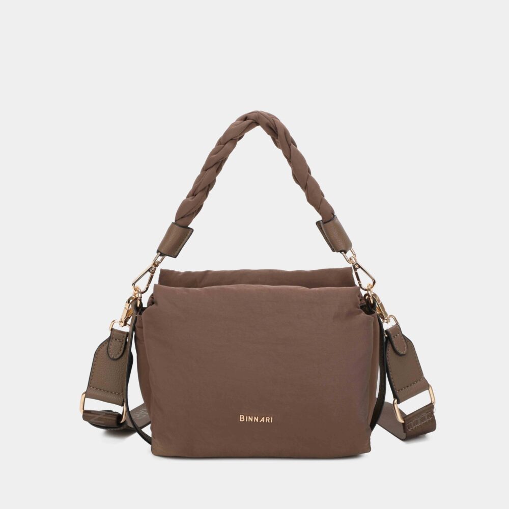 BOLSO BANDOLERA CARLA COLOR TOPO