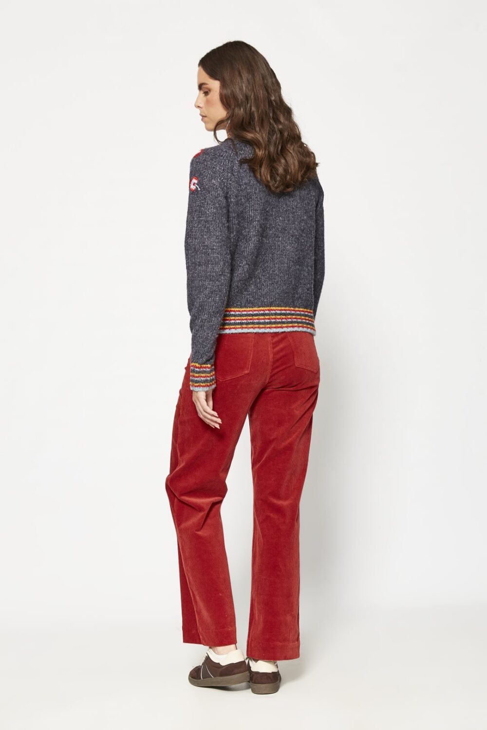 Jersey cuello alto con bordados - Imagen 4