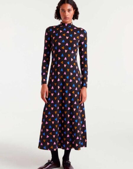 Vestido largo con estampado Potpourri