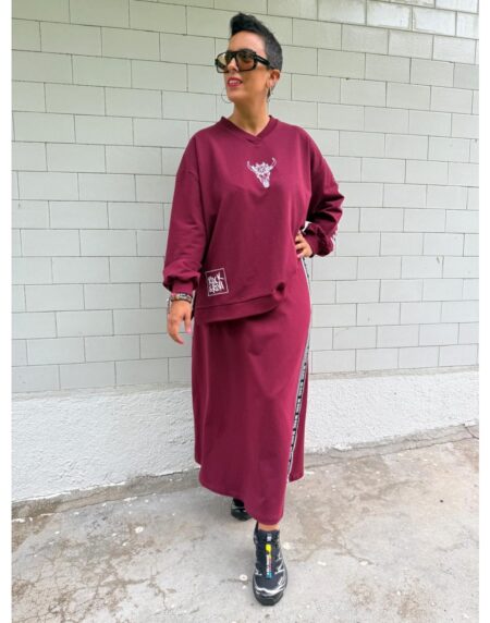 SUDADERA MAD GRANATE