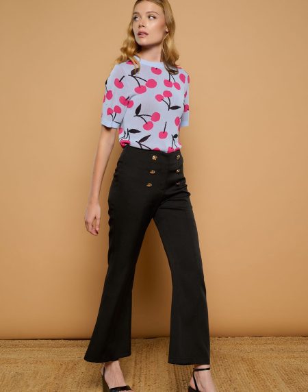 BLACK CHERRY TROUSERS