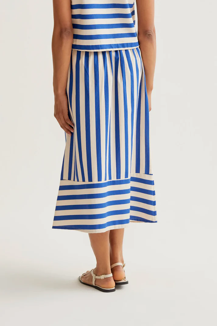 Falda midi con estampado Bamboo Blue - Imagen 6