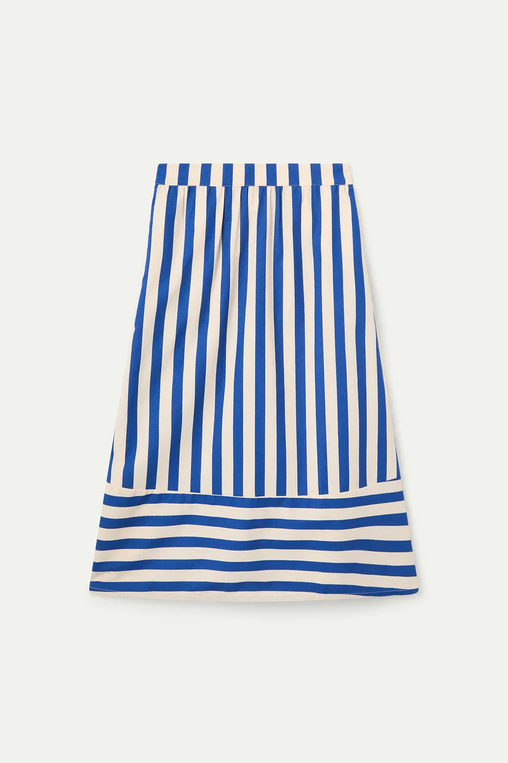 Falda midi con estampado Bamboo Blue - Imagen 5