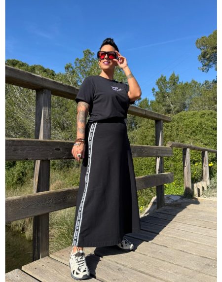 FALDA MAD CINTA PLATA
