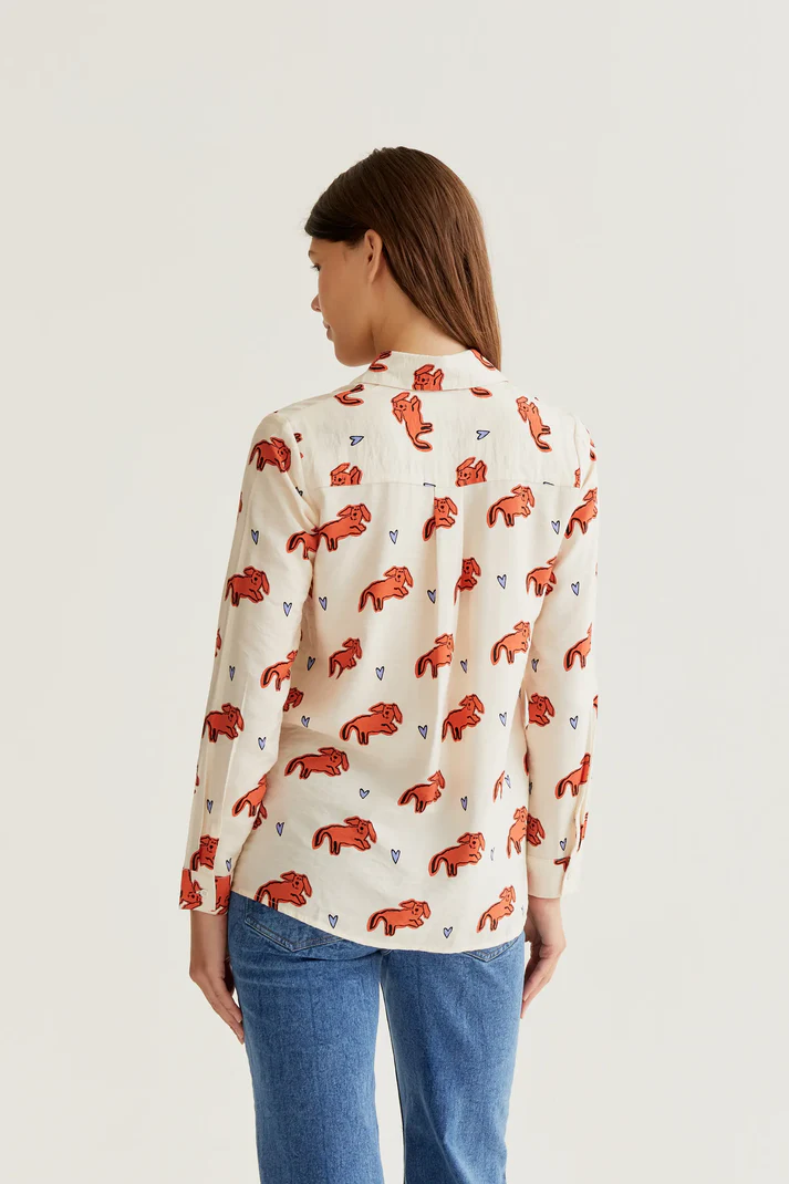 Camisa con estampado perritos - Imagen 6
