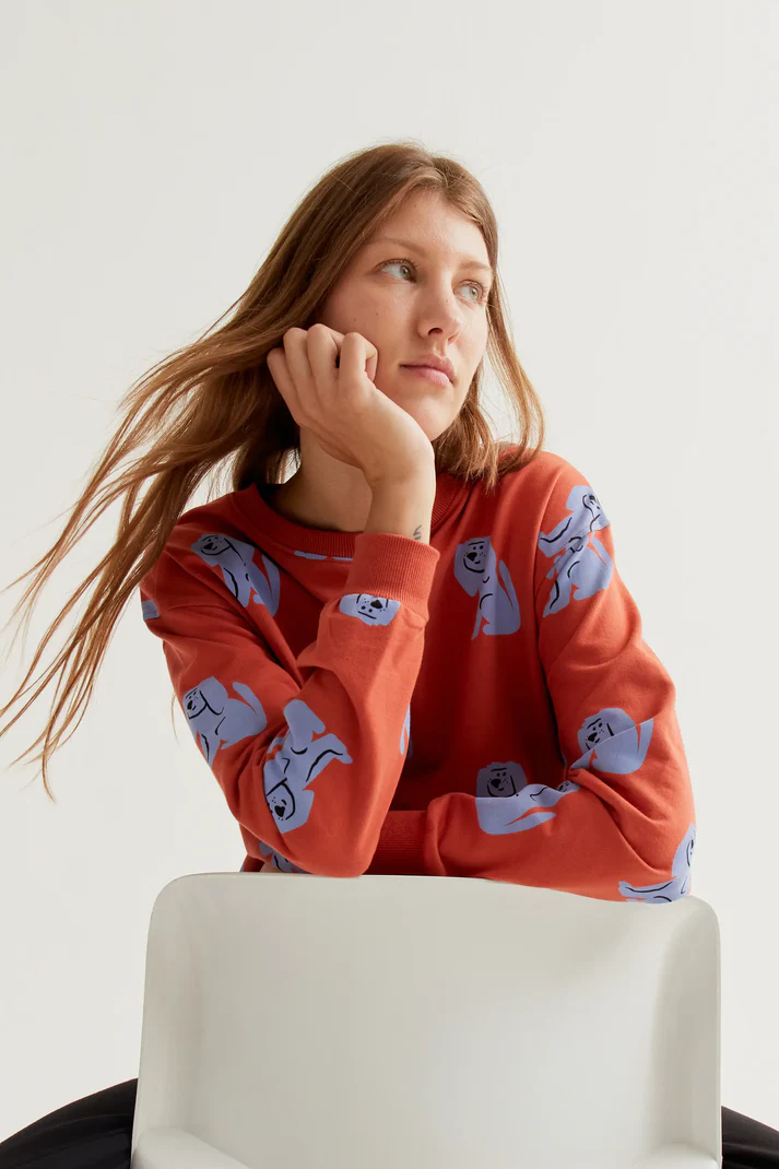 Sudadera con estampado Brown Dog - Imagen 3