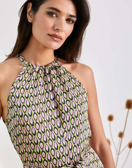 VESTIDO SIN MANGAS FAWN