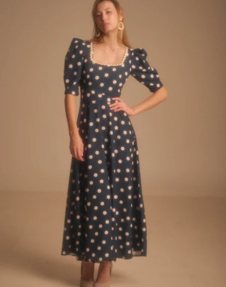 Vestido Azucena marino