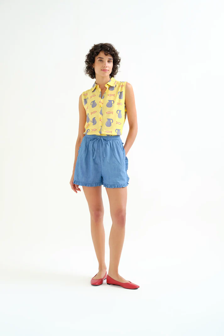 Camisa con estampado Brava