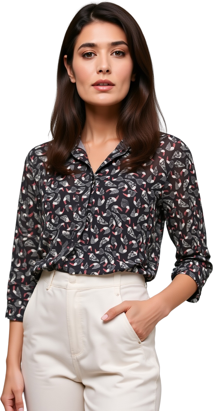 Camisa Tesa estampado Tucán