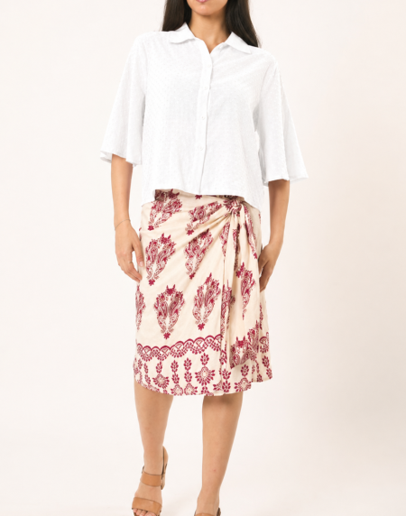 Camisa Pina color blanco