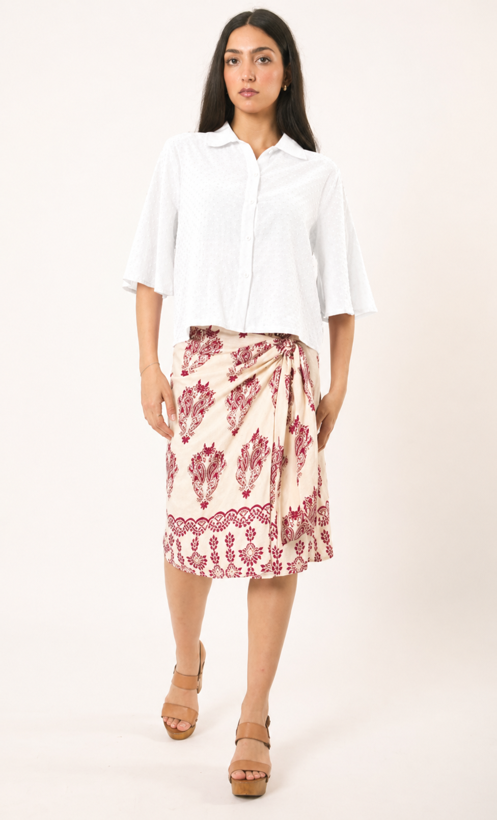 Camisa Pina color blanco