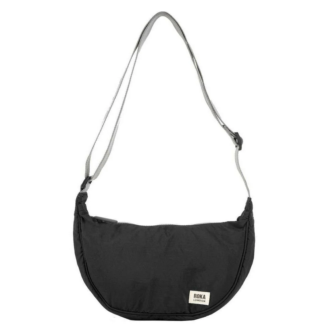 Bolso bandolera Roka Farringdon Taslon - Black