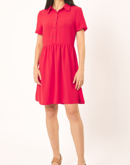 Vestido roxy color rojo