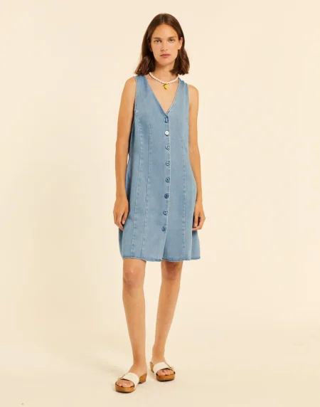 Vestido skate denim