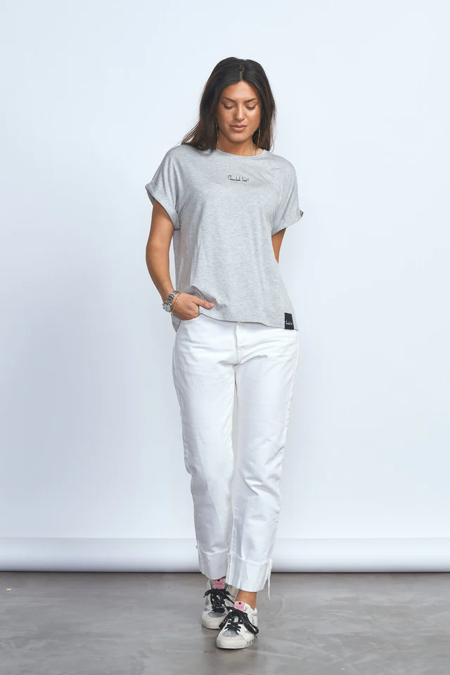 CAMISETA BÁSICA GRIS