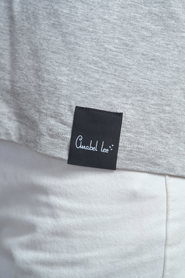 CAMISETA BÁSICA GRIS - Imagen 5