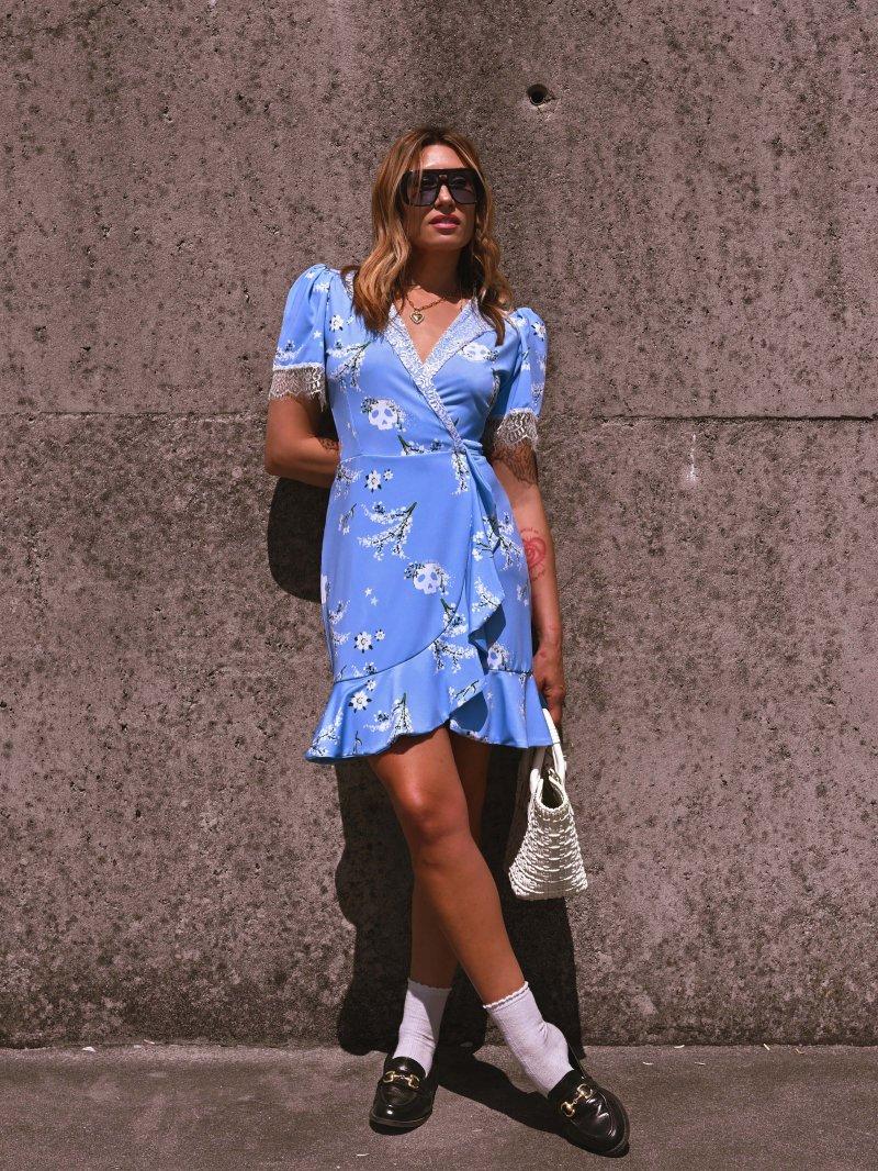 VESTIDO AZUL MAGNOLIA