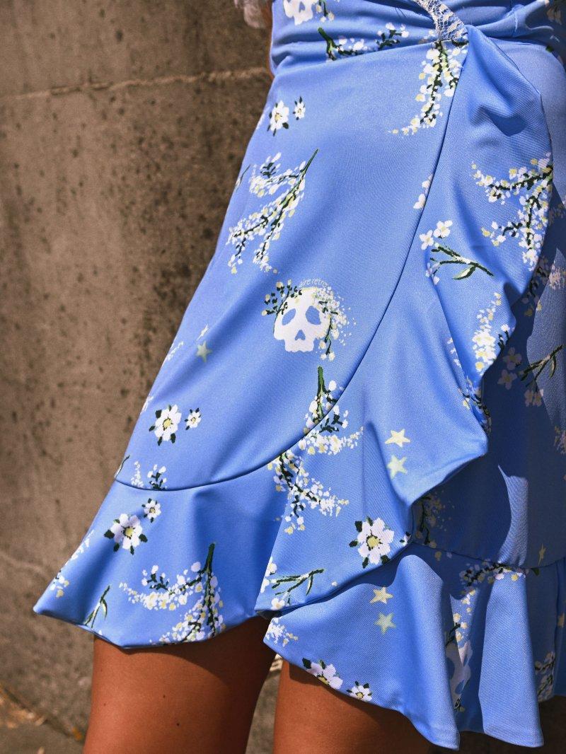 VESTIDO AZUL MAGNOLIA - Imagen 3