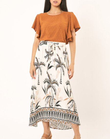 Falda Urban Palmeras