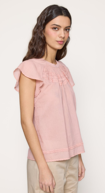 Blusa rosa pastel - Imagen 2